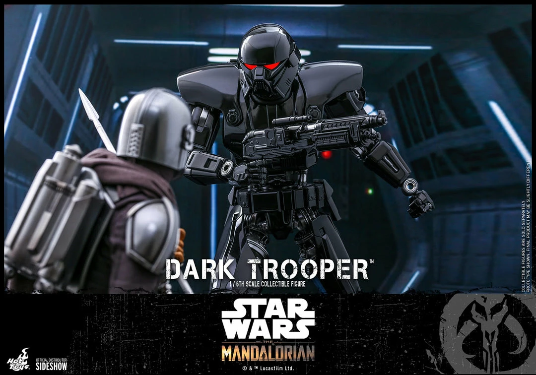 Maybang's Collectibles Hot Toys Star Wars The Mandalorian - Television Masterpiece Series Dark Trooper 1/6 Scale 12" Collectible Figure 12 Maybang's Collectibles Hot Toys Star Wars The Mandalorian - Television Masterpiece Series Dark Trooper 1/6 Scale 12" Collectible Figure
