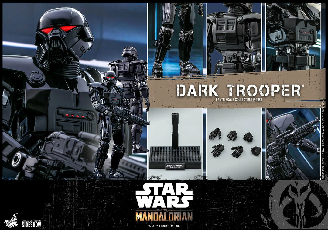 Maybang's Collectibles Hot Toys Star Wars The Mandalorian - Television Masterpiece Series Dark Trooper 1/6 Scale 12" Collectible Figure 18 Maybang's Collectibles Hot Toys Star Wars The Mandalorian - Television Masterpiece Series Dark Trooper 1/6 Scale 12" Collectible Figure