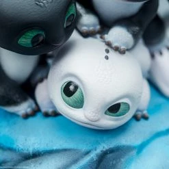 Maybang's Collectibles Sideshow How To Train Your Dragon Dart, Pouncer, And Ruffrunner Statue Sideshow Collectibles