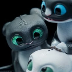 Maybang's Collectibles Sideshow How To Train Your Dragon Dart, Pouncer, And Ruffrunner Statue Sideshow Collectibles