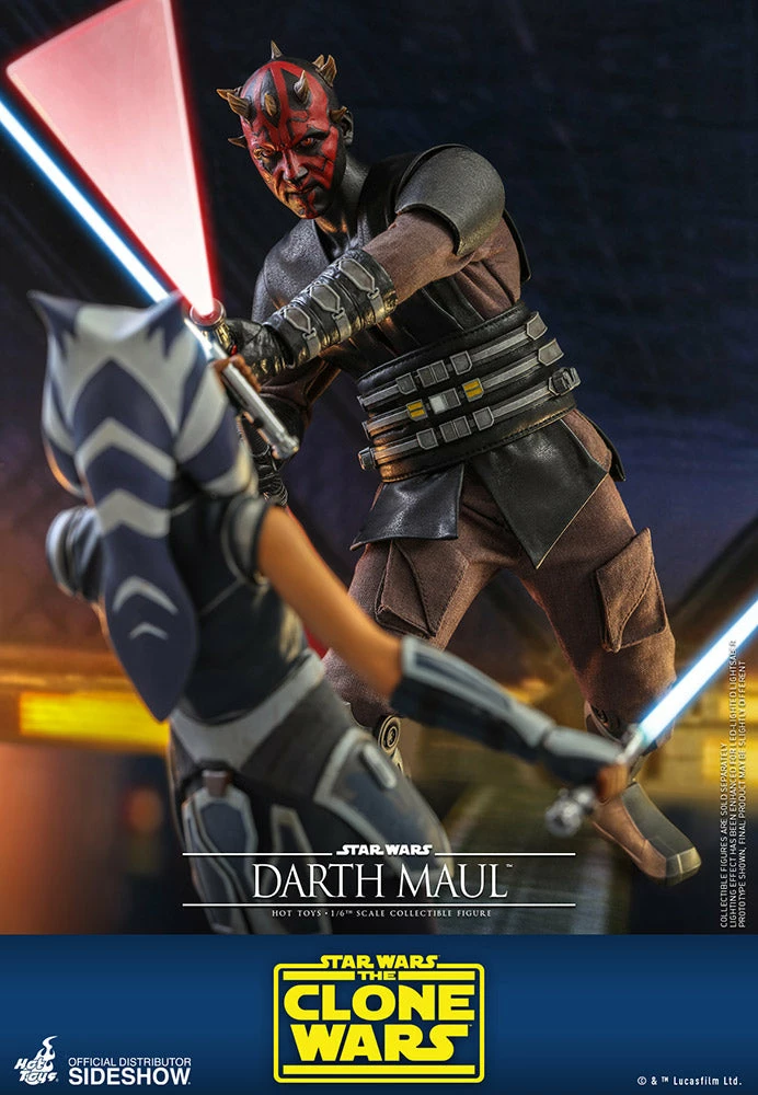 Maybang's Collectibles Hot Toys Star Wars The Clone Wars Darth Maul 1/6 Scale 12" Collectible Figure 7 Maybang's Collectibles Hot Toys Star Wars The Clone Wars Darth Maul 1/6 Scale 12" Collectible Figure