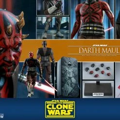 Maybang's Collectibles Hot Toys Star Wars The Clone Wars Darth Maul 1/6 Scale 12" Collectible Figure 43 Maybang's Collectibles Hot Toys Star Wars The Clone Wars Darth Maul 1/6 Scale 12