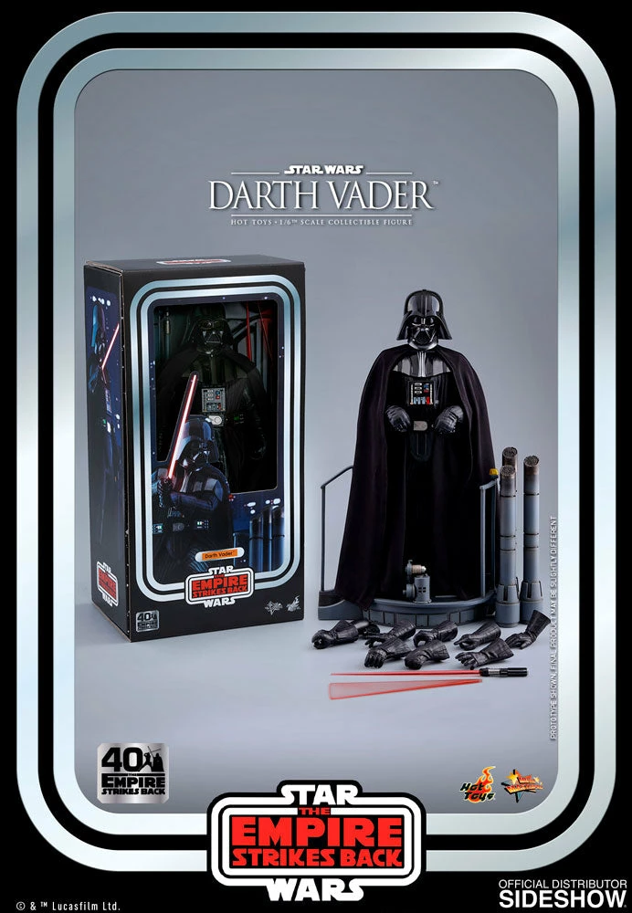 Maybang's Collectibles Hot Toys Star Wars: The Empire Strikes Back 40th Anniversary Collection Darth Vader 1/6 Scale 12" Collectible Figure 1 Maybang's Collectibles Hot Toys Star Wars: The Empire Strikes Back 40th Anniversary Collection Darth Vader 1/6 Scale 12" Collectible Figure
