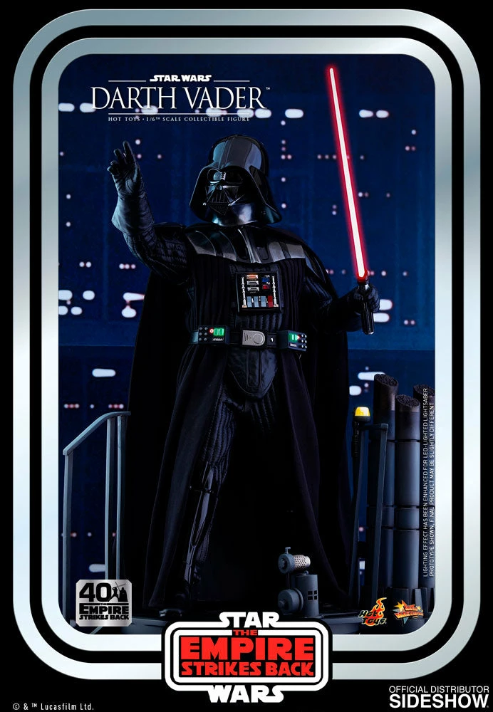 Maybang's Collectibles Hot Toys Star Wars: The Empire Strikes Back 40th Anniversary Collection Darth Vader 1/6 Scale 12" Collectible Figure 2 Maybang's Collectibles Hot Toys Star Wars: The Empire Strikes Back 40th Anniversary Collection Darth Vader 1/6 Scale 12" Collectible Figure