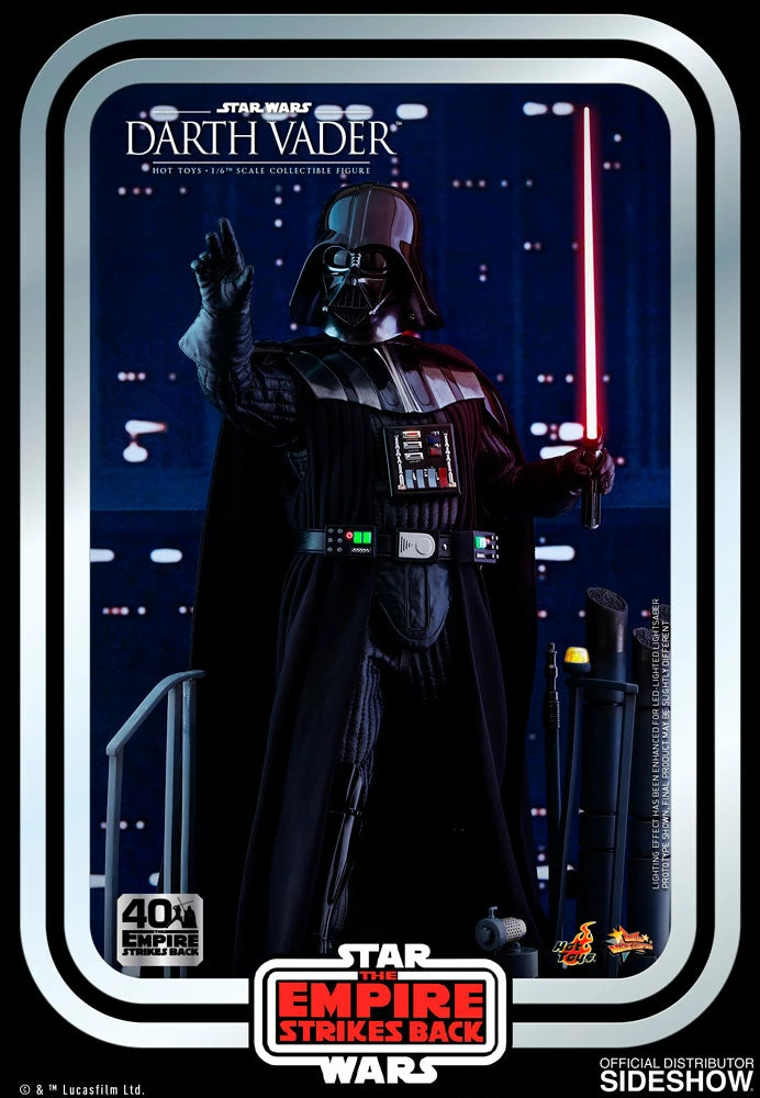 Maybang's Collectibles Hot Toys Star Wars: The Empire Strikes Back 40th Anniversary Collection Darth Vader 1/6 Scale 12" Collectible Figure 3 Maybang's Collectibles Hot Toys Star Wars: The Empire Strikes Back 40th Anniversary Collection Darth Vader 1/6 Scale 12" Collectible Figure