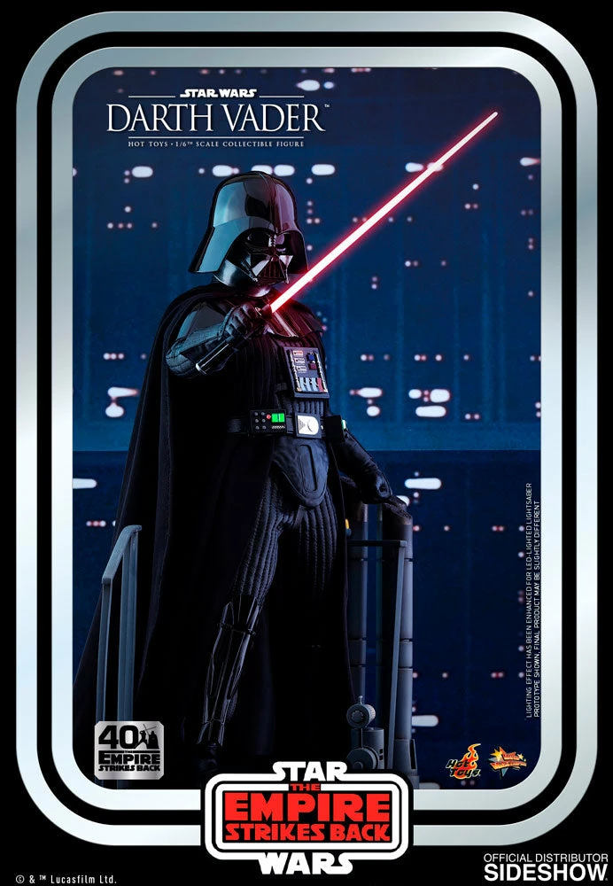 Maybang's Collectibles Hot Toys Star Wars: The Empire Strikes Back 40th Anniversary Collection Darth Vader 1/6 Scale 12" Collectible Figure 5 Maybang's Collectibles Hot Toys Star Wars: The Empire Strikes Back 40th Anniversary Collection Darth Vader 1/6 Scale 12" Collectible Figure