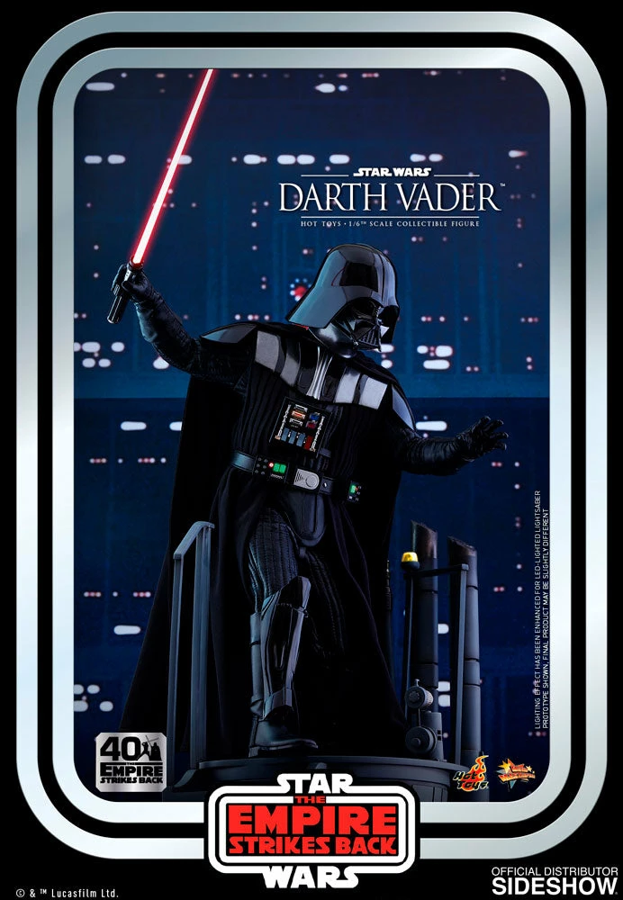 Maybang's Collectibles Hot Toys Star Wars: The Empire Strikes Back 40th Anniversary Collection Darth Vader 1/6 Scale 12" Collectible Figure 10 Maybang's Collectibles Hot Toys Star Wars: The Empire Strikes Back 40th Anniversary Collection Darth Vader 1/6 Scale 12" Collectible Figure