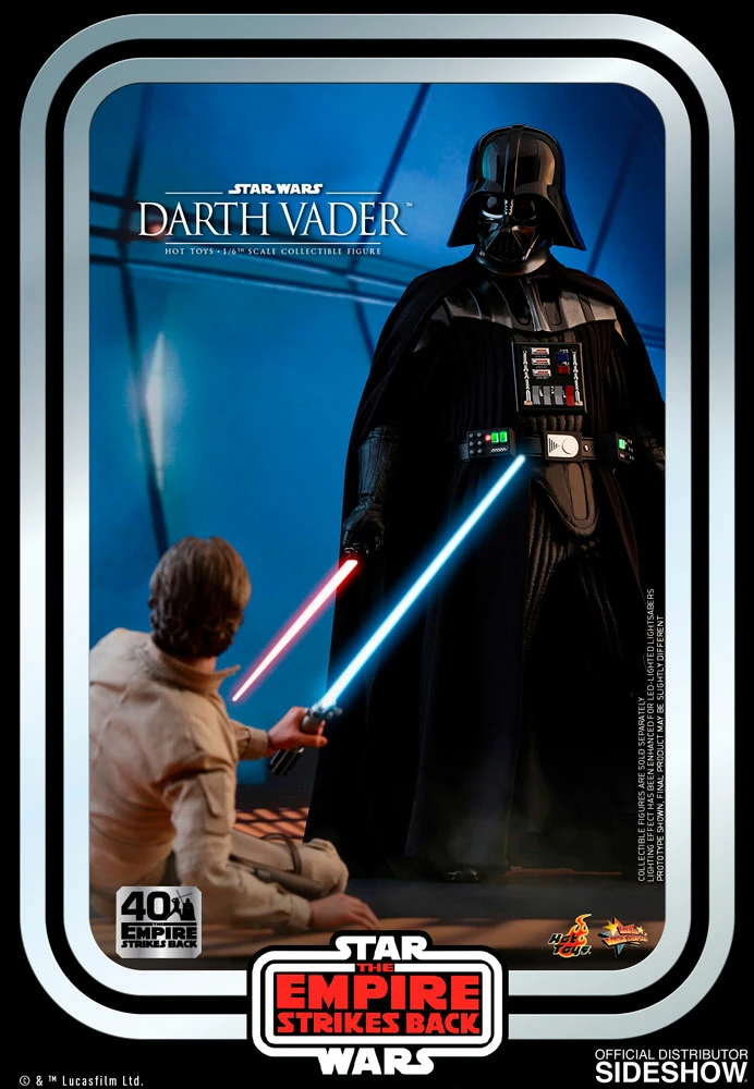Maybang's Collectibles Hot Toys Star Wars: The Empire Strikes Back 40th Anniversary Collection Darth Vader 1/6 Scale 12" Collectible Figure 12 Maybang's Collectibles Hot Toys Star Wars: The Empire Strikes Back 40th Anniversary Collection Darth Vader 1/6 Scale 12" Collectible Figure