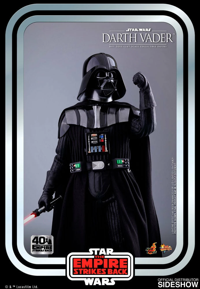 Maybang's Collectibles Hot Toys Star Wars: The Empire Strikes Back 40th Anniversary Collection Darth Vader 1/6 Scale 12" Collectible Figure 16 Maybang's Collectibles Hot Toys Star Wars: The Empire Strikes Back 40th Anniversary Collection Darth Vader 1/6 Scale 12" Collectible Figure
