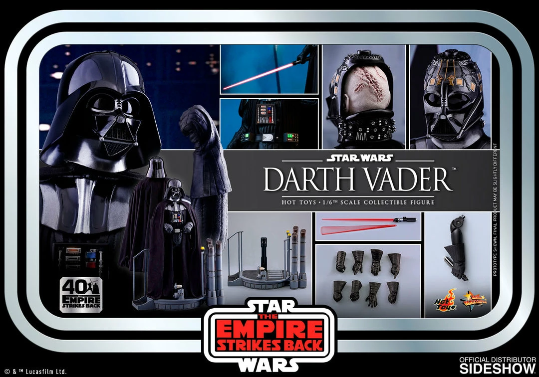 Maybang's Collectibles Hot Toys Star Wars: The Empire Strikes Back 40th Anniversary Collection Darth Vader 1/6 Scale 12" Collectible Figure 26 Maybang's Collectibles Hot Toys Star Wars: The Empire Strikes Back 40th Anniversary Collection Darth Vader 1/6 Scale 12" Collectible Figure