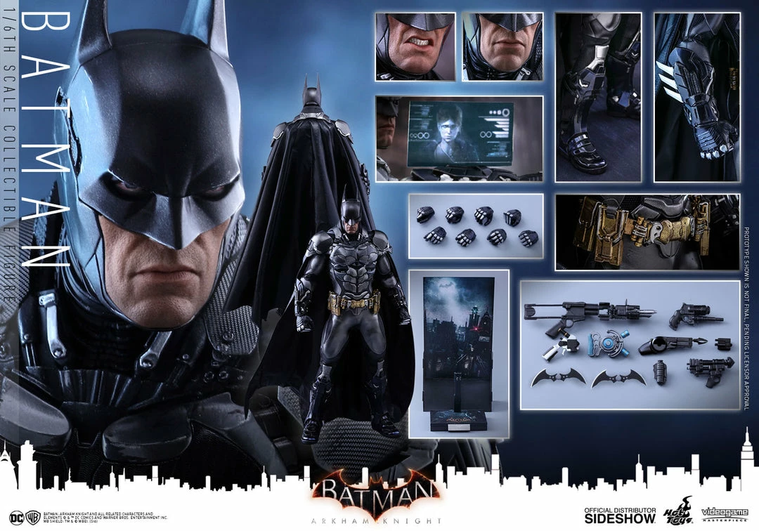 Maybang's Collectibles Hot Toys DC Comics Batman Arkham Knight Batman 1/6 Scale 12" Figure 25 Maybang's Collectibles Hot Toys DC Comics Batman Arkham Knight Batman 1/6 Scale 12" Figure
