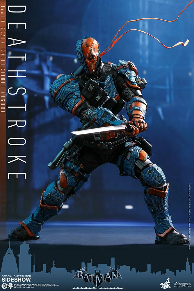 Maybang's Collectibles Hot Toys DC Comics Batman Arkham Origins Deathstroke 1/6 Scale Figure 4 Maybang's Collectibles Hot Toys DC Comics Batman Arkham Origins Deathstroke 1/6 Scale Figure