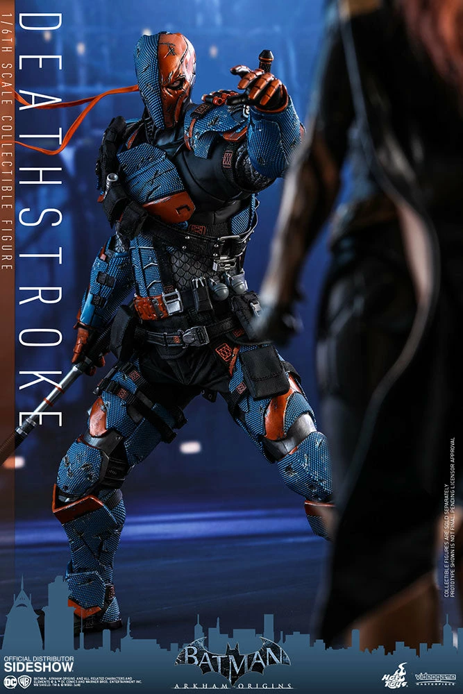 Maybang's Collectibles Hot Toys DC Comics Batman Arkham Origins Deathstroke 1/6 Scale Figure 6 Maybang's Collectibles Hot Toys DC Comics Batman Arkham Origins Deathstroke 1/6 Scale Figure