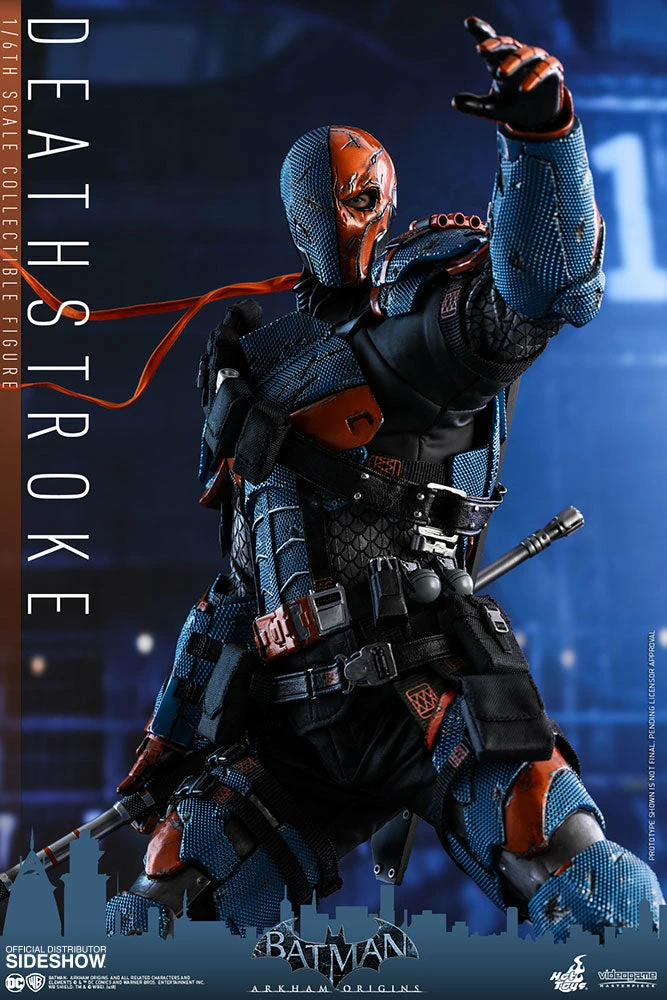 Maybang's Collectibles Hot Toys DC Comics Batman Arkham Origins Deathstroke 1/6 Scale Figure 7 Maybang's Collectibles Hot Toys DC Comics Batman Arkham Origins Deathstroke 1/6 Scale Figure