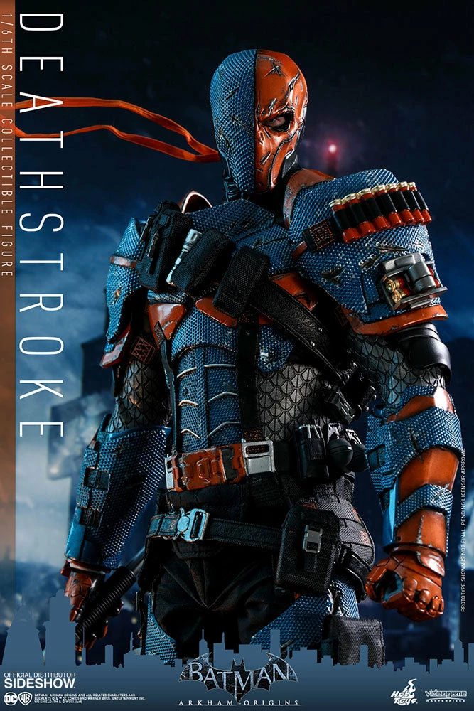 Maybang's Collectibles Hot Toys DC Comics Batman Arkham Origins Deathstroke 1/6 Scale Figure 8 Maybang's Collectibles Hot Toys DC Comics Batman Arkham Origins Deathstroke 1/6 Scale Figure