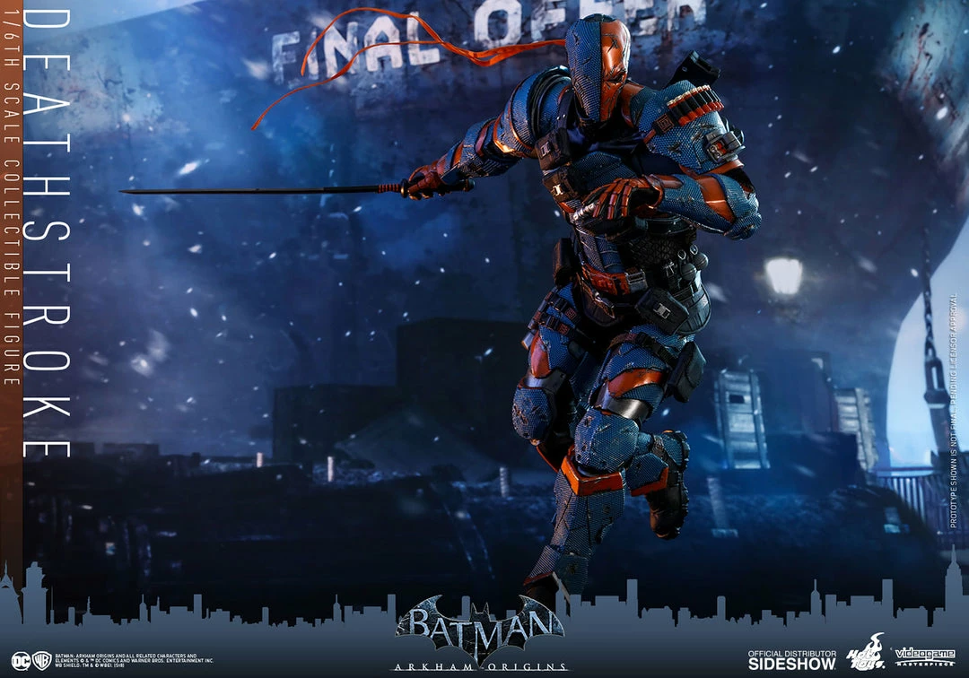 Maybang's Collectibles Hot Toys DC Comics Batman Arkham Origins Deathstroke 1/6 Scale Figure 10 Maybang's Collectibles Hot Toys DC Comics Batman Arkham Origins Deathstroke 1/6 Scale Figure
