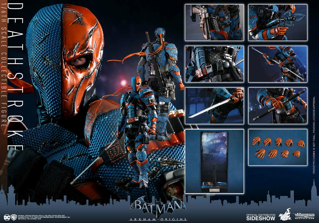 Maybang's Collectibles Hot Toys DC Comics Batman Arkham Origins Deathstroke 1/6 Scale Figure 24 Maybang's Collectibles Hot Toys DC Comics Batman Arkham Origins Deathstroke 1/6 Scale Figure