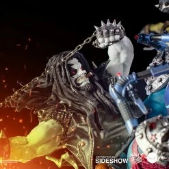 Maybang's Collectibles Iron Studios DC Comics Lobo By Ivan Reis Sixth Scale Diorama Statue