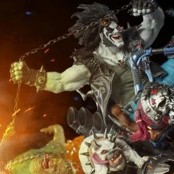 Maybang's Collectibles Iron Studios DC Comics Lobo By Ivan Reis Sixth Scale Diorama Statue