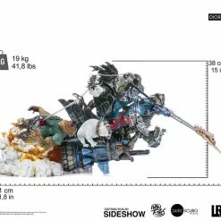 Maybang's Collectibles Iron Studios DC Comics Lobo By Ivan Reis Sixth Scale Diorama Statue