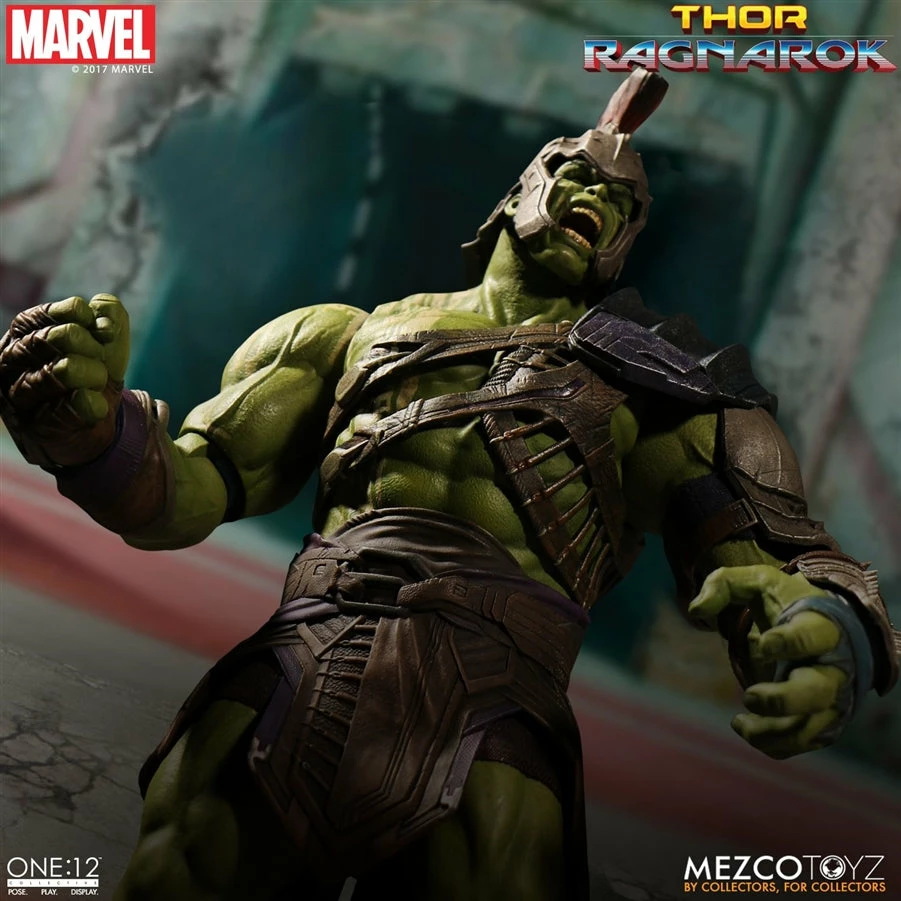 Vendor-unknown Mezco Toyz One:12 Collective Marvel Comics Thor Ragnarok Gladiator Hulk 1/12 Scale Action Figure 6 Vendor-unknown Mezco Toyz One:12 Collective Marvel Comics Thor Ragnarok Gladiator Hulk 1/12 Scale Action Figure