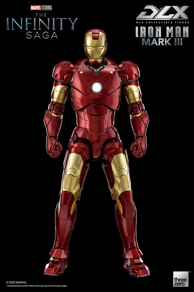 Maybang's Collectibles Threezero Marvel Infinity Saga Iron Man Iron Man Mark III DLX 1/12 Scale Die-Cast Action Figure 3 Maybang's Collectibles Threezero Marvel Infinity Saga Iron Man Iron Man Mark III DLX 1/12 Scale Die-Cast Action Figure
