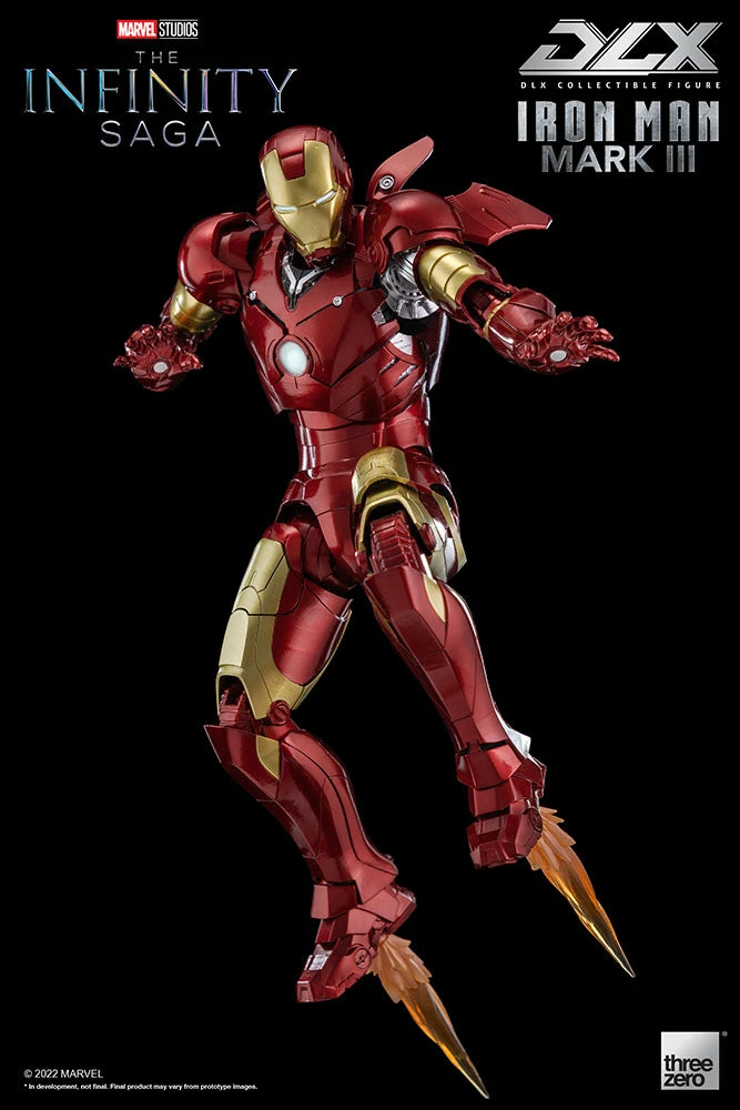 Maybang's Collectibles Threezero Marvel Infinity Saga Iron Man Iron Man Mark III DLX 1/12 Scale Die-Cast Action Figure 11 Maybang's Collectibles Threezero Marvel Infinity Saga Iron Man Iron Man Mark III DLX 1/12 Scale Die-Cast Action Figure