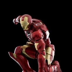 Maybang's Collectibles Threezero Marvel Infinity Saga Iron Man Iron Man Mark III DLX 1/12 Scale Die-Cast Action Figure 32 Maybang's Collectibles Threezero Marvel Infinity Saga Iron Man Iron Man Mark III DLX 1/12 Scale Die-Cast Action Figure