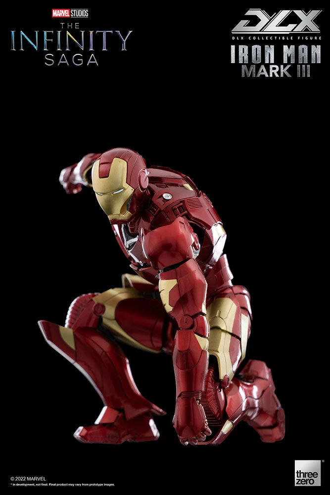 Maybang's Collectibles Threezero Marvel Infinity Saga Iron Man Iron Man Mark III DLX 1/12 Scale Die-Cast Action Figure 16 Maybang's Collectibles Threezero Marvel Infinity Saga Iron Man Iron Man Mark III DLX 1/12 Scale Die-Cast Action Figure