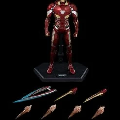 Maybang's Collectibles Disney Threezero Marvel Infinity Saga Avengers: Infinity War Iron Man Mark 50 DLX 1/12 Scale Die-Cast Action Figure
