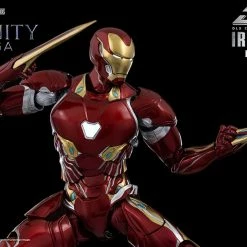 Maybang's Collectibles Disney Threezero Marvel Infinity Saga Avengers: Infinity War Iron Man Mark 50 DLX 1/12 Scale Die-Cast Action Figure