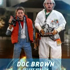 Maybang's Collectibles Hot Toys Back To The Future Doc Brown (Deluxe Version) 1/6 Scale 12" Collectible Figure