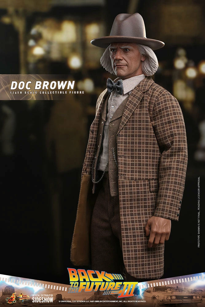Maybang's Collectibles Hot Toys Back To The Future Part III Doc Brown 1/6 Scale 12" Collectible Figure 8 Maybang's Collectibles Hot Toys Back To The Future Part III Doc Brown 1/6 Scale 12" Collectible Figure