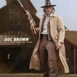 Maybang's Collectibles Hot Toys Back To The Future Part III Doc Brown 1/6 Scale 12" Collectible Figure 36 Maybang's Collectibles Hot Toys Back To The Future Part III Doc Brown 1/6 Scale 12