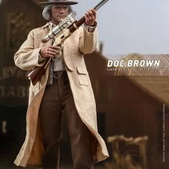 Maybang's Collectibles Hot Toys Back To The Future Part III Doc Brown 1/6 Scale 12" Collectible Figure 37 Maybang's Collectibles Hot Toys Back To The Future Part III Doc Brown 1/6 Scale 12