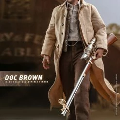 Maybang's Collectibles Hot Toys Back To The Future Part III Doc Brown 1/6 Scale 12" Collectible Figure 39 Maybang's Collectibles Hot Toys Back To The Future Part III Doc Brown 1/6 Scale 12