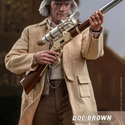 Maybang's Collectibles Hot Toys Back To The Future Part III Doc Brown 1/6 Scale 12" Collectible Figure 43 Maybang's Collectibles Hot Toys Back To The Future Part III Doc Brown 1/6 Scale 12