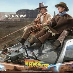 Maybang's Collectibles Hot Toys Back To The Future Part III Doc Brown 1/6 Scale 12" Collectible Figure 48 Maybang's Collectibles Hot Toys Back To The Future Part III Doc Brown 1/6 Scale 12