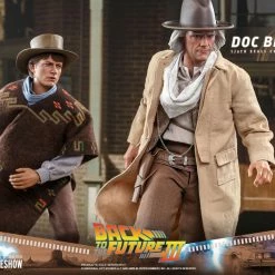 Maybang's Collectibles Hot Toys Back To The Future Part III Doc Brown 1/6 Scale 12" Collectible Figure 49 Maybang's Collectibles Hot Toys Back To The Future Part III Doc Brown 1/6 Scale 12