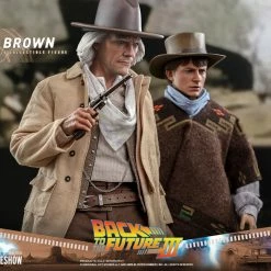 Maybang's Collectibles Hot Toys Back To The Future Part III Doc Brown 1/6 Scale 12" Collectible Figure 50 Maybang's Collectibles Hot Toys Back To The Future Part III Doc Brown 1/6 Scale 12