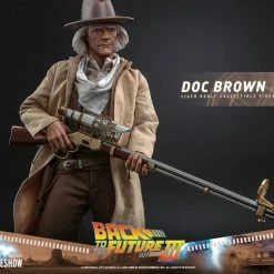 Maybang's Collectibles Hot Toys Back To The Future Part III Doc Brown 1/6 Scale 12" Collectible Figure 51 Maybang's Collectibles Hot Toys Back To The Future Part III Doc Brown 1/6 Scale 12