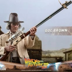 Maybang's Collectibles Hot Toys Back To The Future Part III Doc Brown 1/6 Scale 12" Collectible Figure 52 Maybang's Collectibles Hot Toys Back To The Future Part III Doc Brown 1/6 Scale 12