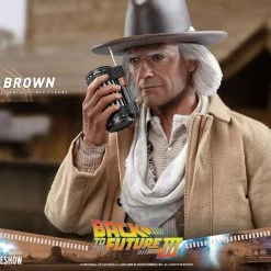 Maybang's Collectibles Hot Toys Back To The Future Part III Doc Brown 1/6 Scale 12" Collectible Figure 54 Maybang's Collectibles Hot Toys Back To The Future Part III Doc Brown 1/6 Scale 12