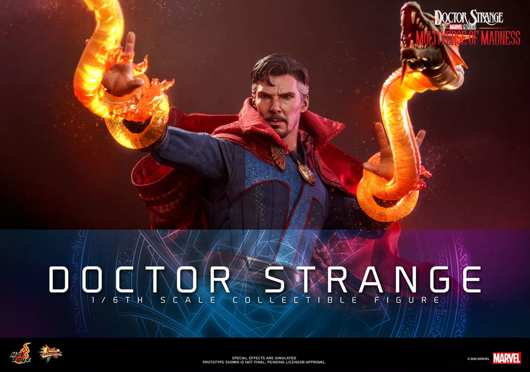 Maybang's Collectibles Hot Toys Marvel Doctor Strange In The Multiverse Of Madness Doctor Strange 1/6 Scale 12" Collectible Figure 1 Maybang's Collectibles Hot Toys Marvel Doctor Strange In The Multiverse Of Madness Doctor Strange 1/6 Scale 12" Collectible Figure