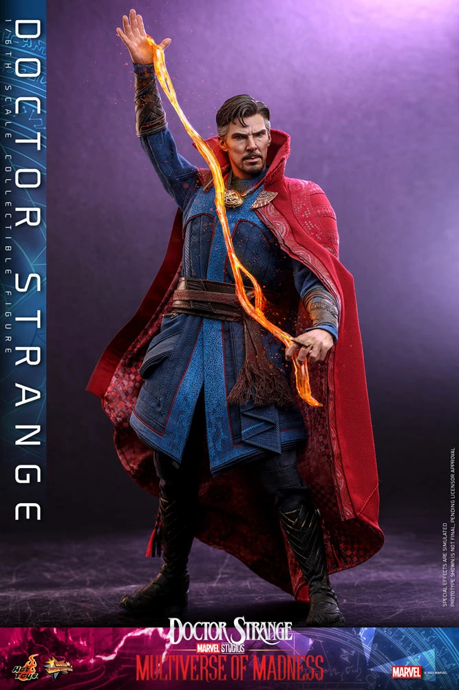 Maybang's Collectibles Hot Toys Marvel Doctor Strange In The Multiverse Of Madness Doctor Strange 1/6 Scale 12" Collectible Figure 3 Maybang's Collectibles Hot Toys Marvel Doctor Strange In The Multiverse Of Madness Doctor Strange 1/6 Scale 12" Collectible Figure