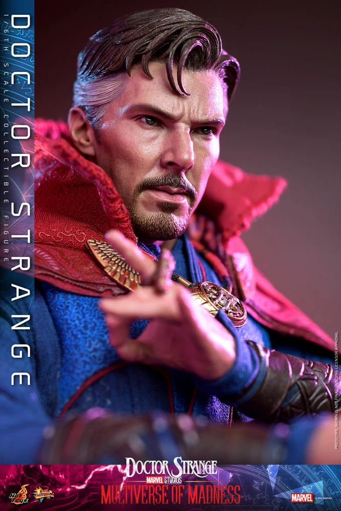 Maybang's Collectibles Hot Toys Marvel Doctor Strange In The Multiverse Of Madness Doctor Strange 1/6 Scale 12" Collectible Figure 10 Maybang's Collectibles Hot Toys Marvel Doctor Strange In The Multiverse Of Madness Doctor Strange 1/6 Scale 12" Collectible Figure