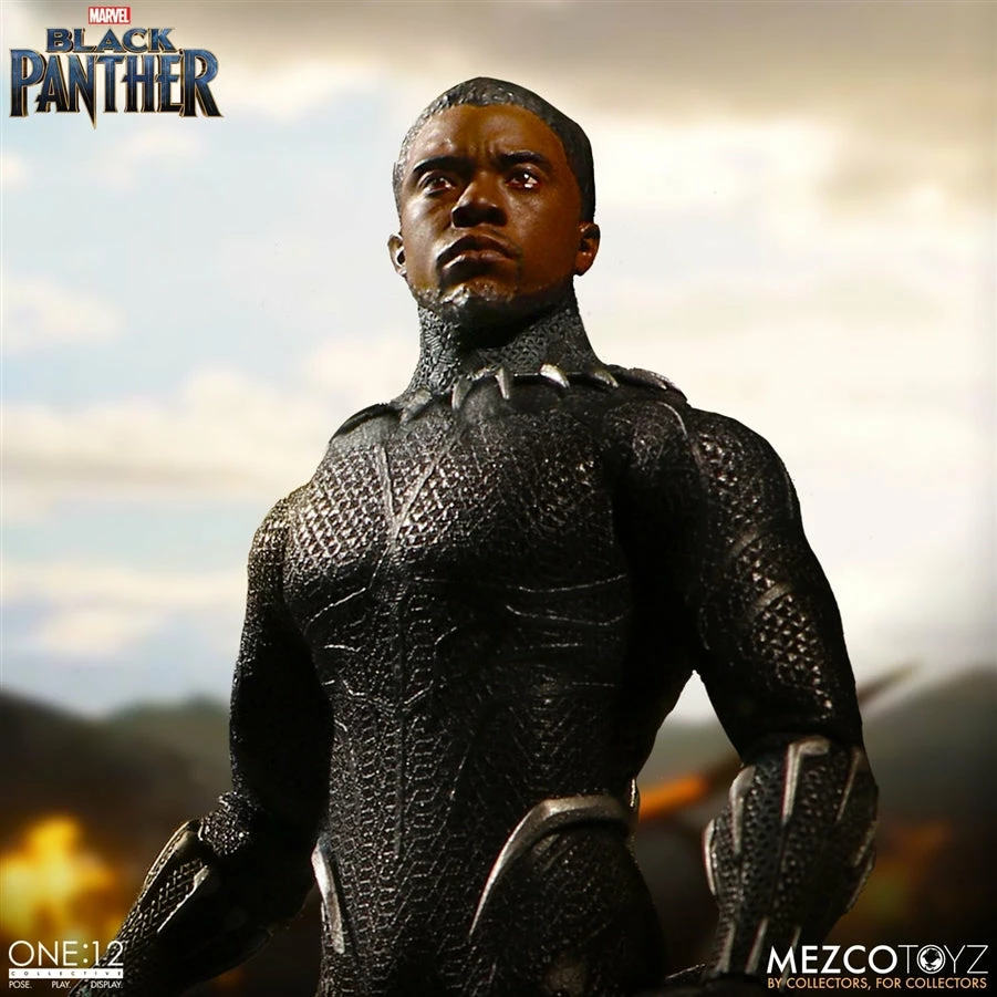 Vendor-unknown Mezco Toyz One:12 Collective Marvel Comics Black Panther 1/12 Scale 6" Action Figure 2 Vendor-unknown Mezco Toyz One:12 Collective Marvel Comics Black Panther 1/12 Scale 6" Action Figure