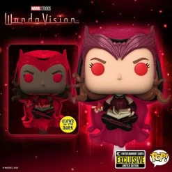 Maybang's Collectibles Funko Pop! Marvel WandaVision Scarlet Witch Glow-in-the-Dark Pop! Vinyl Figure - Entertainment Earth Exclusive