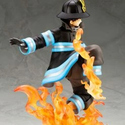Maybang's Collectibles Kotobukiya Fire Force ArtFX J Shinra Kusakabe Statue With Bonus Part