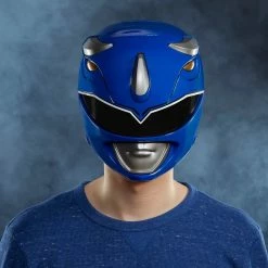 Maybang's Collectibles Hasbro Power Rangers Lightning Collection Premium Blue Ranger Helmet Prop Replica